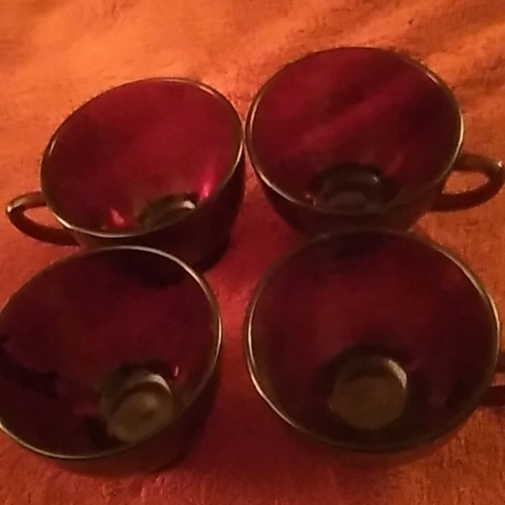 Set of Four Punch Cups